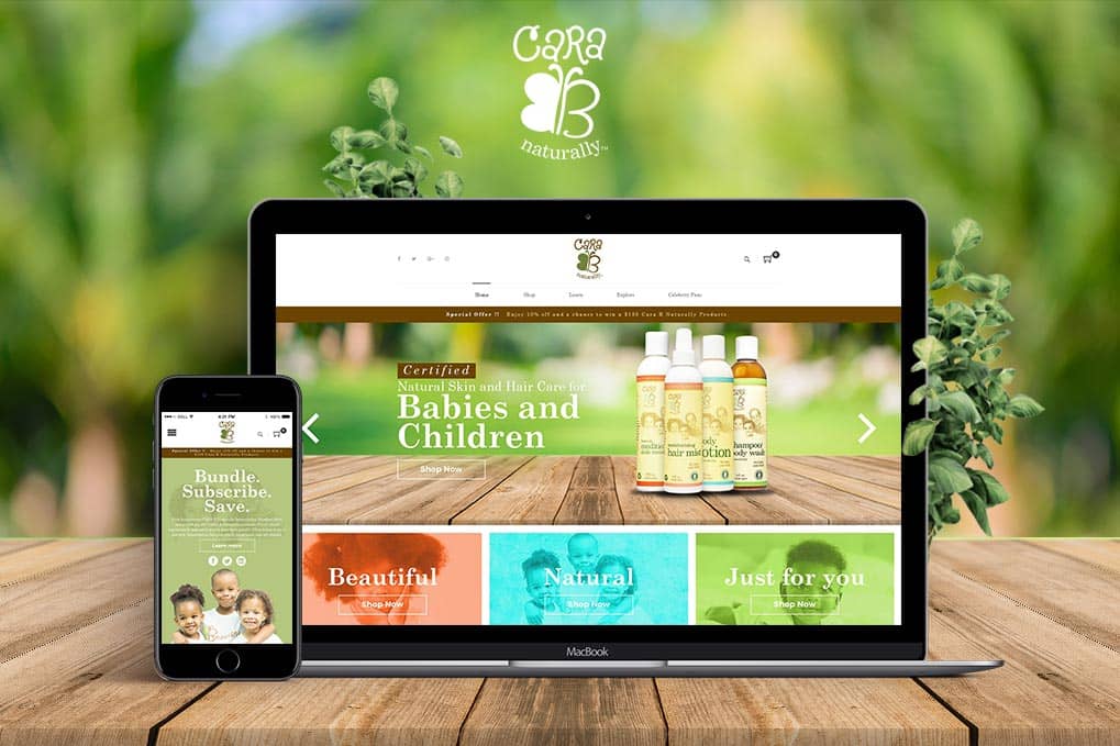 Baby-Oil-Website-Design