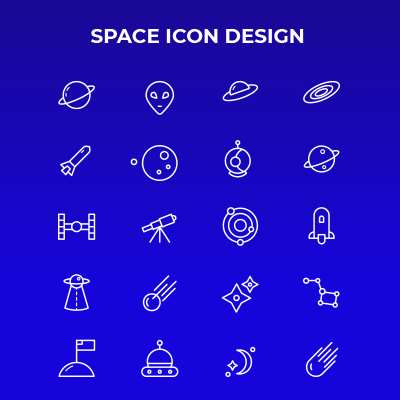 space-icon-design