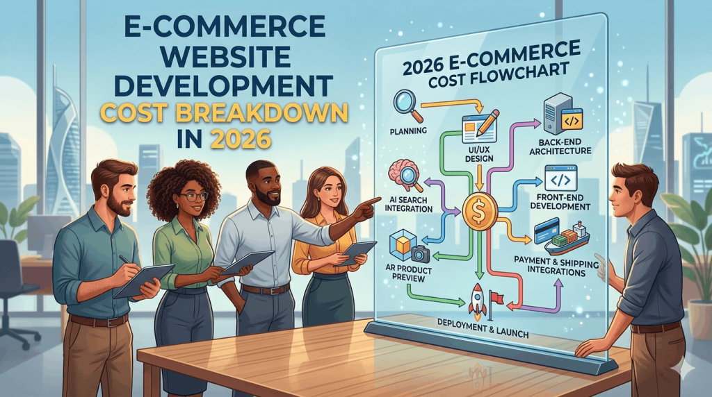 E-Commerce Website Development Cost Breakdown in 2026