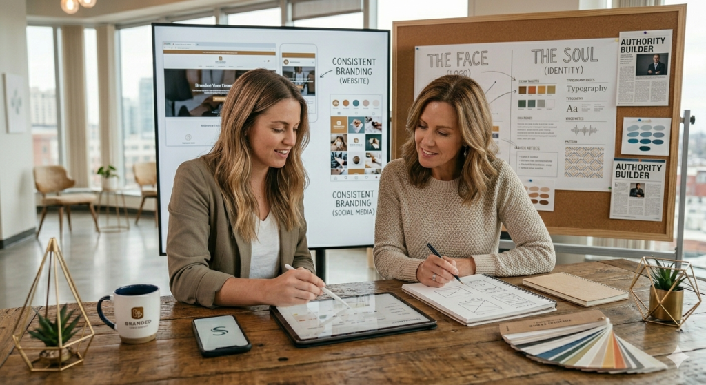 How Consistent Branding Across Website & Social Media Builds Authority