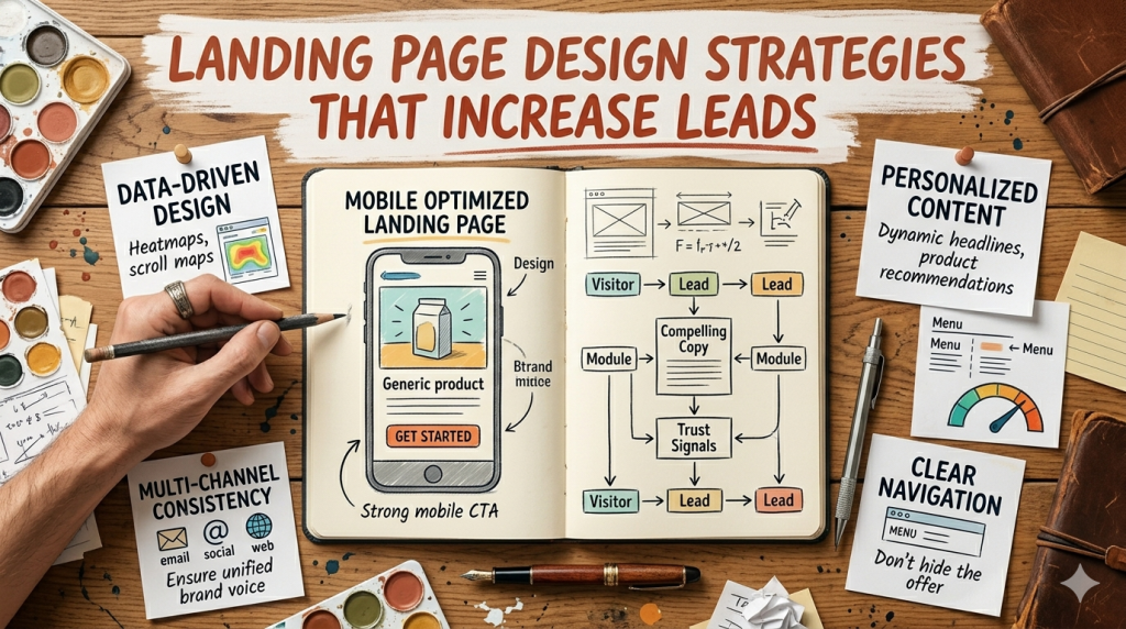 Landing Page Design Strategies That Increase Leads